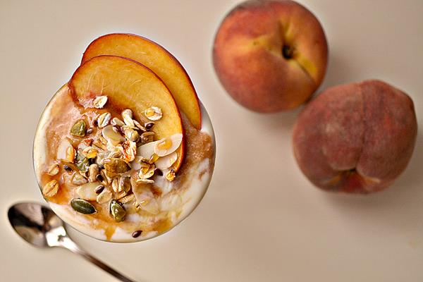 paleo diet, paleo recipes, Paleo Peach Parfait