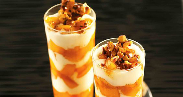 paleo diet, paleo recipes, Paleo Peach Parfait